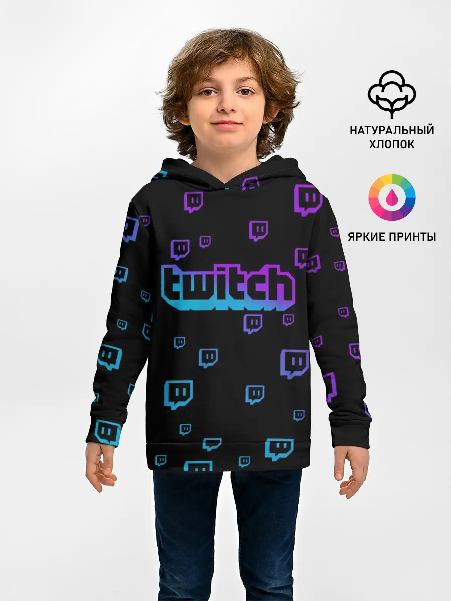 Детское худи / Twitch (gradient)