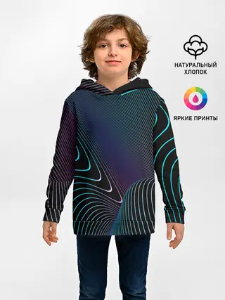 Детское худи / НЕОН STRIPES