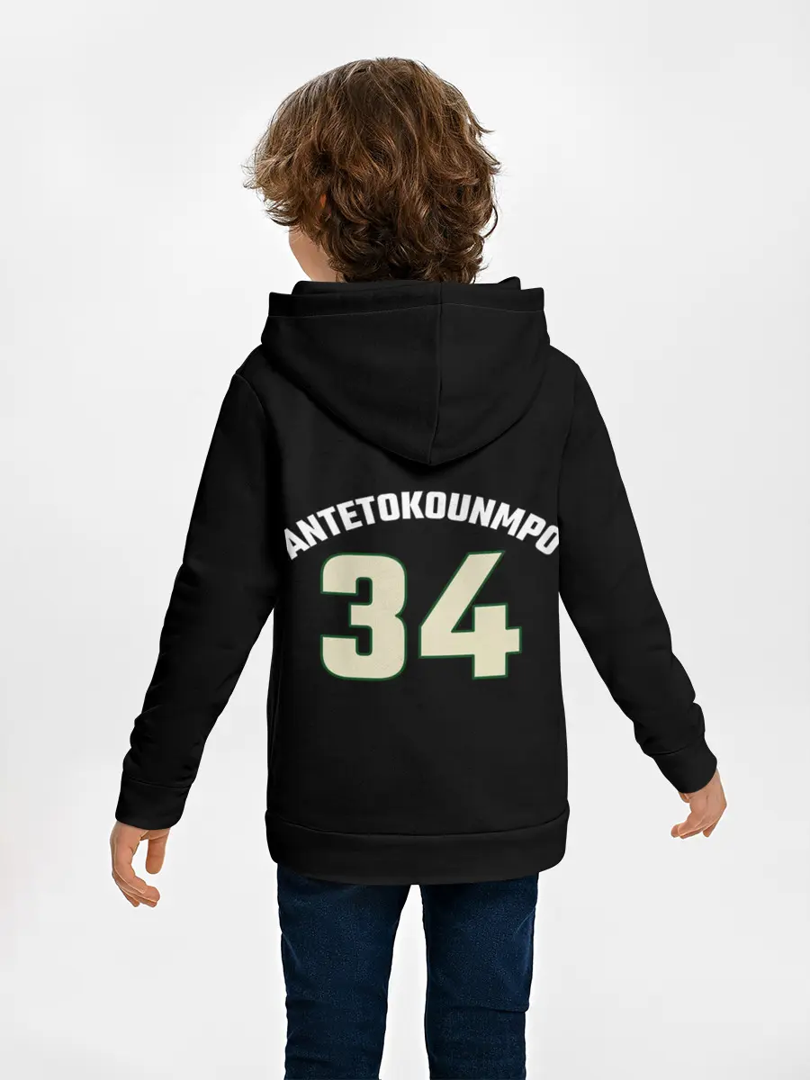 Детское худи / Milwaukee Bucks форма. Яннис Адетокумбо