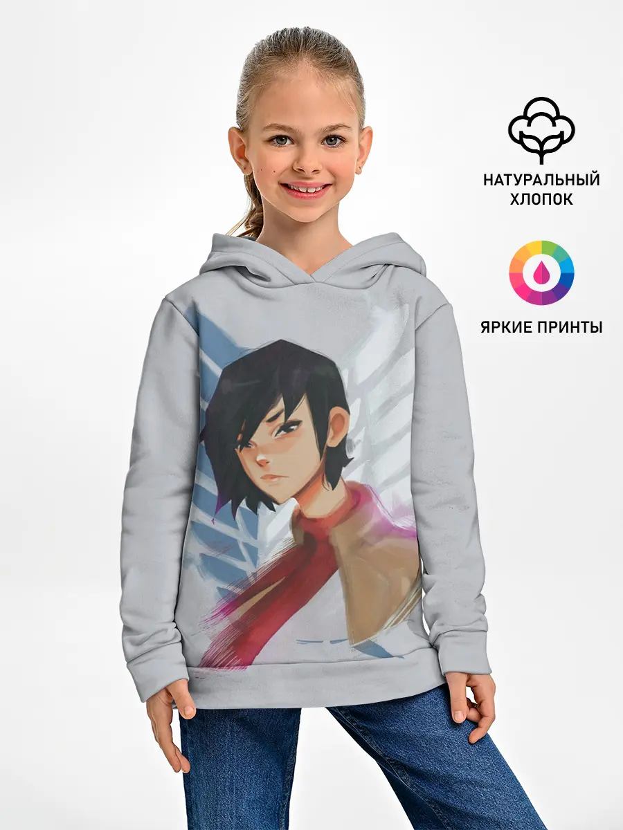 Детское худи / Logo and Mikasa