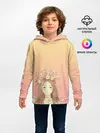 Детское худи / девочка и кролик