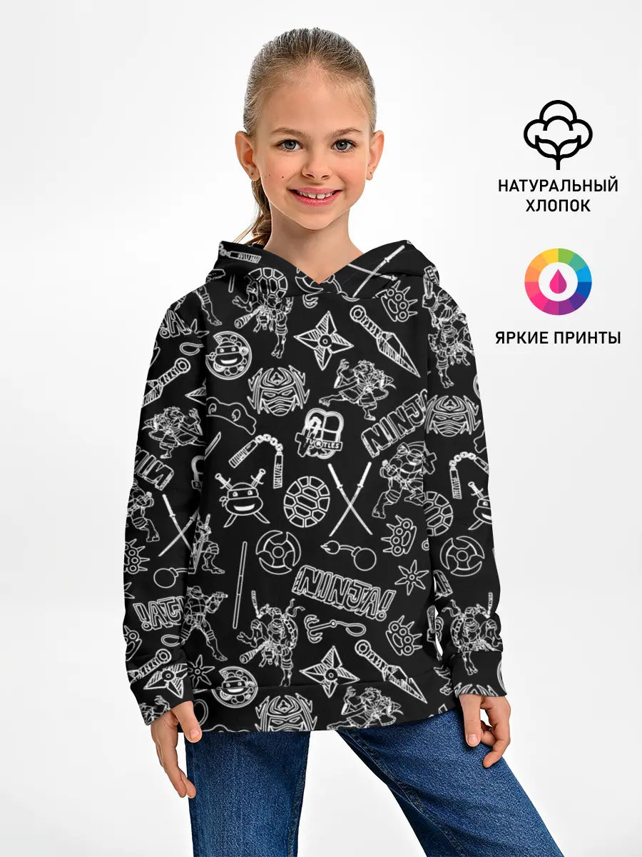 Детское худи / Нинздя Черепашки | LogoBombing