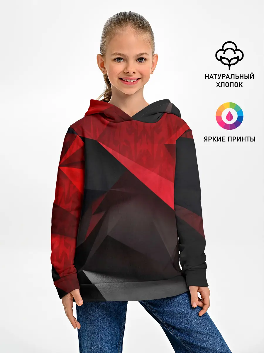 Детское худи / Red & Black