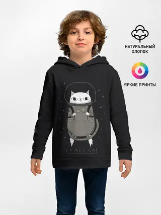 Детское худи / Кот космонавт