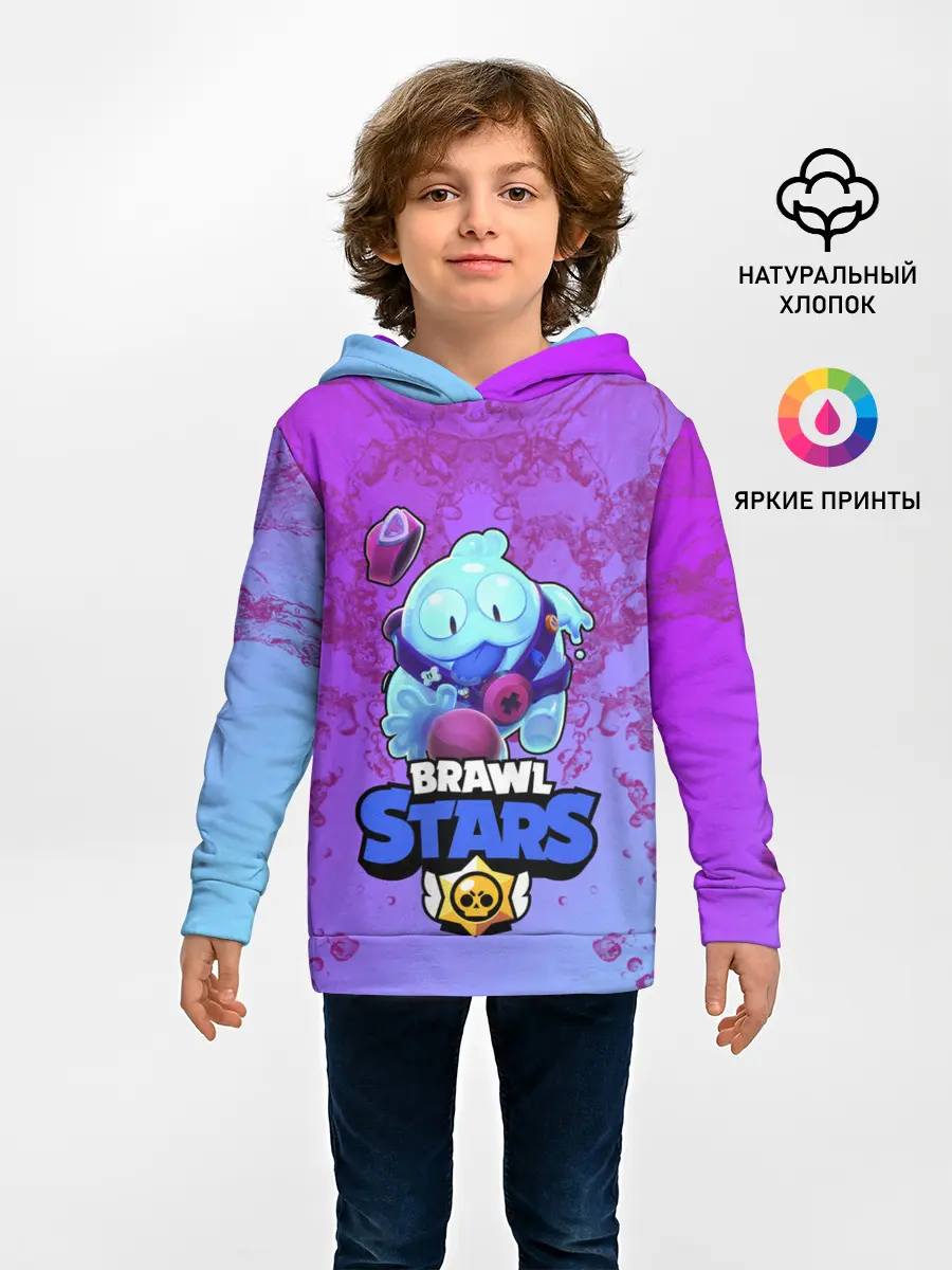 Детское худи / BRAWL STARS SQUEAK: СКВИК.