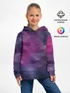 Детское худи / Фиолетово-бордовый узор