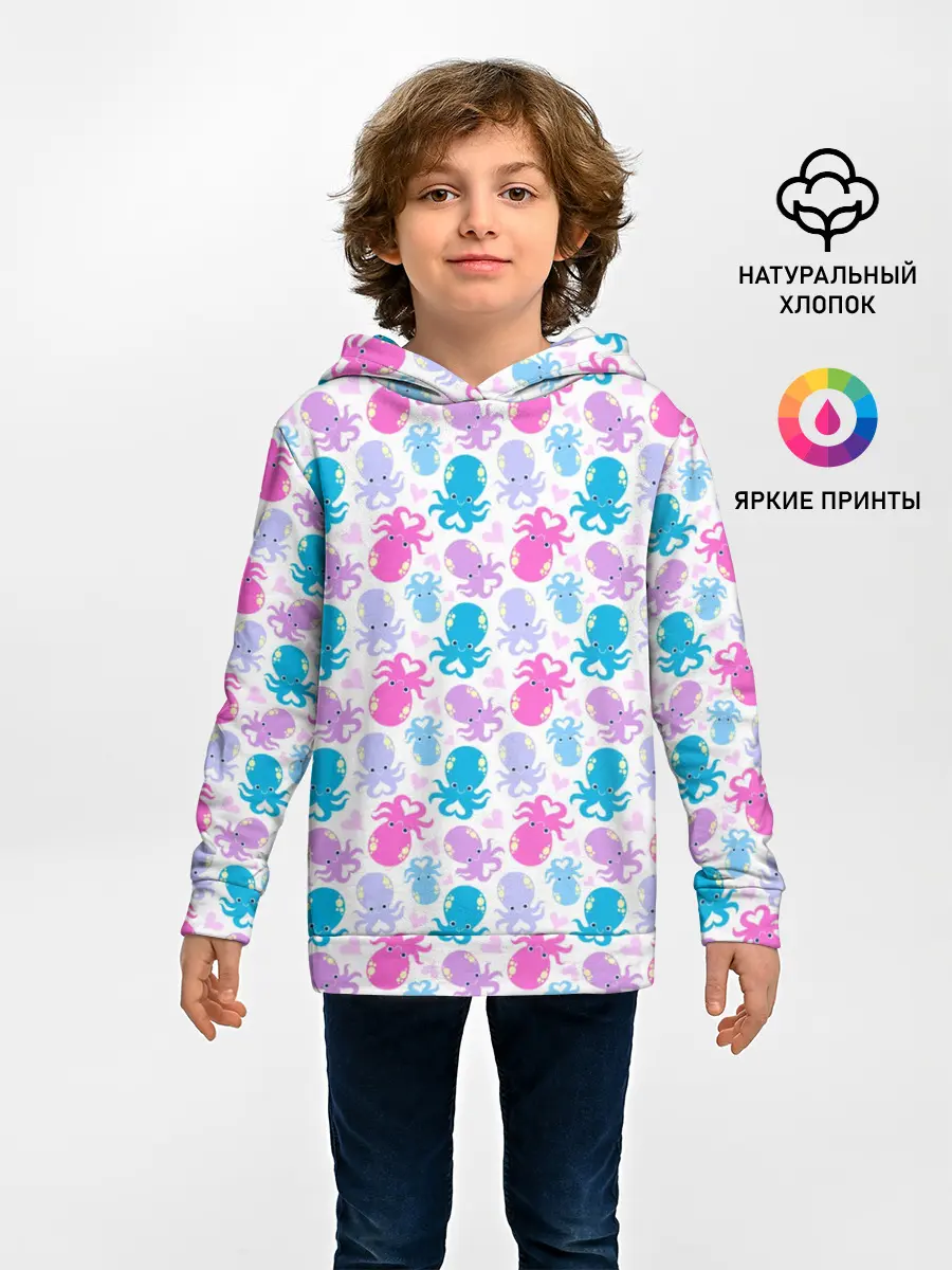 Детское худи / Осьминоги