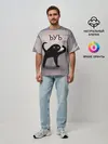 Мужская футболка оверсайз / ЪУЪ СЪУКА