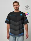 Мужская футболка оверсайз / Detroit RK900