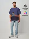 Мужская футболка оверсайз / Конь Бо Джек