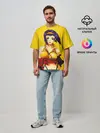 Мужская футболка оверсайз / Cowboy Bebop. Фэй Валентайн