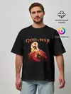 Мужская футболка оверсайз / God of War