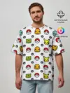 Мужская футболка оверсайз / POKEMON / ПОКЕМОНЫ