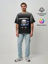 Мужская футболка оверсайз / Undertale STOP.