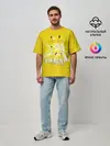 Мужская футболка оверсайз / Pikachu Pika Pika