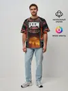 Мужская футболка оверсайз / DOOM ETERNAL