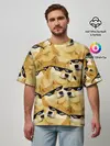 Мужская футболка оверсайз / Doge мем в deal with it очках