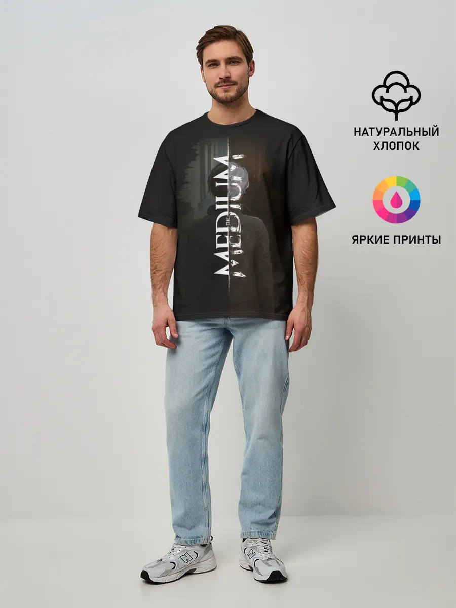 Мужская футболка оверсайз / Medium