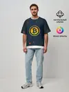 Мужская футболка оверсайз / Bitcoin is future