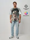 Мужская футболка оверсайз / Билли Айлиш