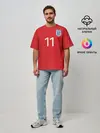 Мужская футболка оверсайз / №11 Сборной Англии