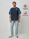 Мужская футболка оверсайз / France home WC 2018