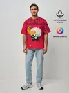 Мужская футболка оверсайз / Токийский гуль рогатый