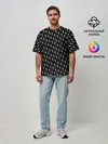 Мужская футболка оверсайз / LiL PEEP Pattern