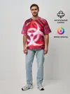 Мужская футболка оверсайз / Plague Inc LB (Oko)