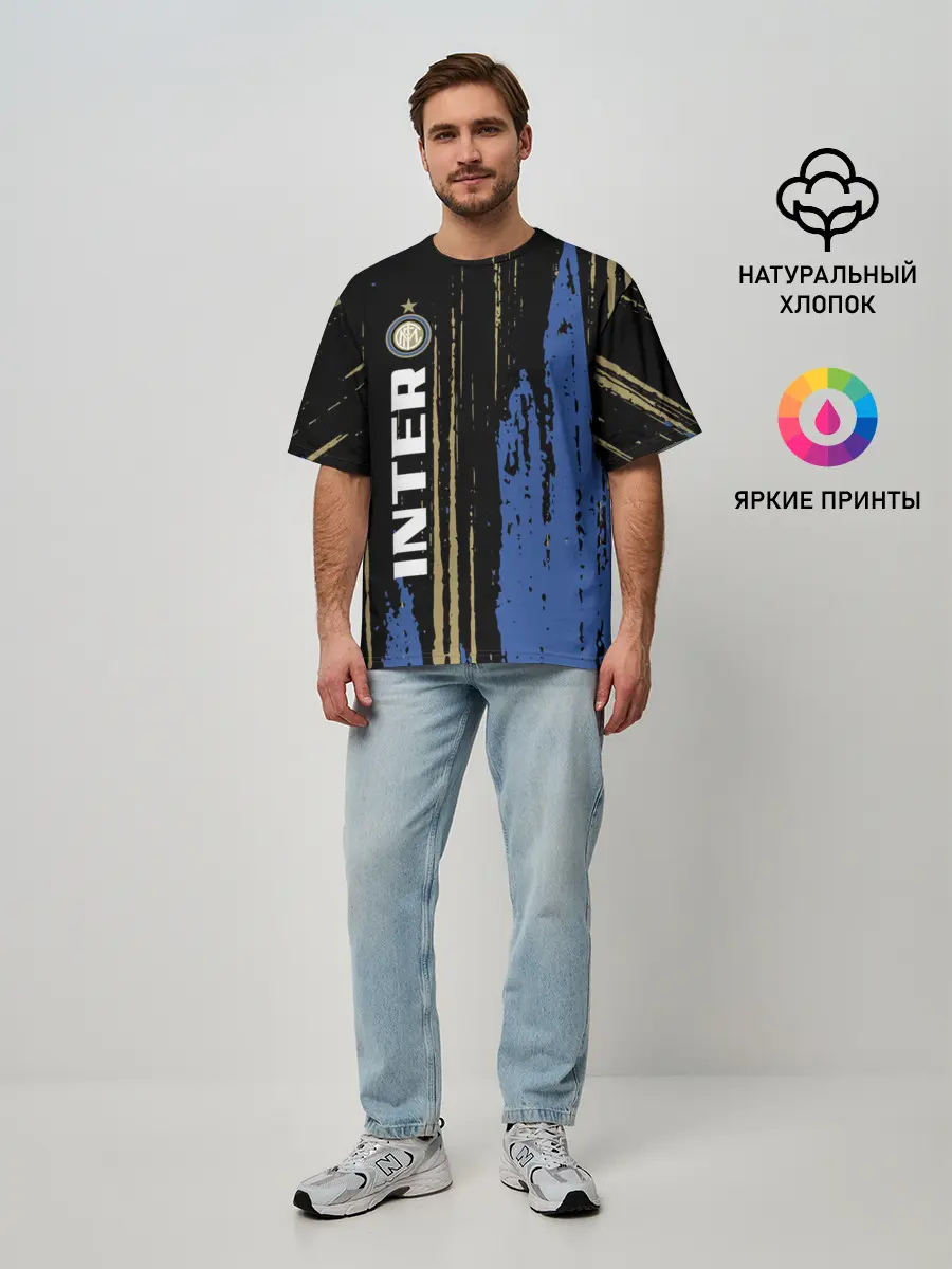 Мужская футболка оверсайз / INTER.