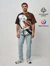 Мужская футболка оверсайз / Цунаде