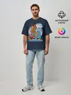 Мужская футболка оверсайз / Pony x Bojack