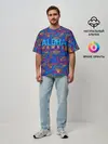 Мужская футболка оверсайз / ALOHA HAWAII | АЛОХА ГАВАЙИ
