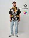 Мужская футболка оверсайз / 2 Katanas