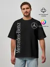 Мужская футболка оверсайз / Mercedes-Benz