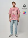 Мужская футболка оверсайз / Котенок