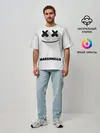 Мужская футболка оверсайз / РЮКЗАК MARSHMELLO