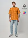 Мужская футболка оверсайз / ТЕПЛЫЙ ХЕЛЛОУИН