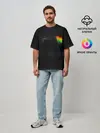 Мужская футболка оверсайз / PINK FLOYD