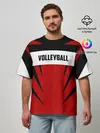 Мужская футболка оверсайз / Volleyball