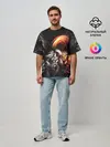 Мужская футболка оверсайз / FRACTALS