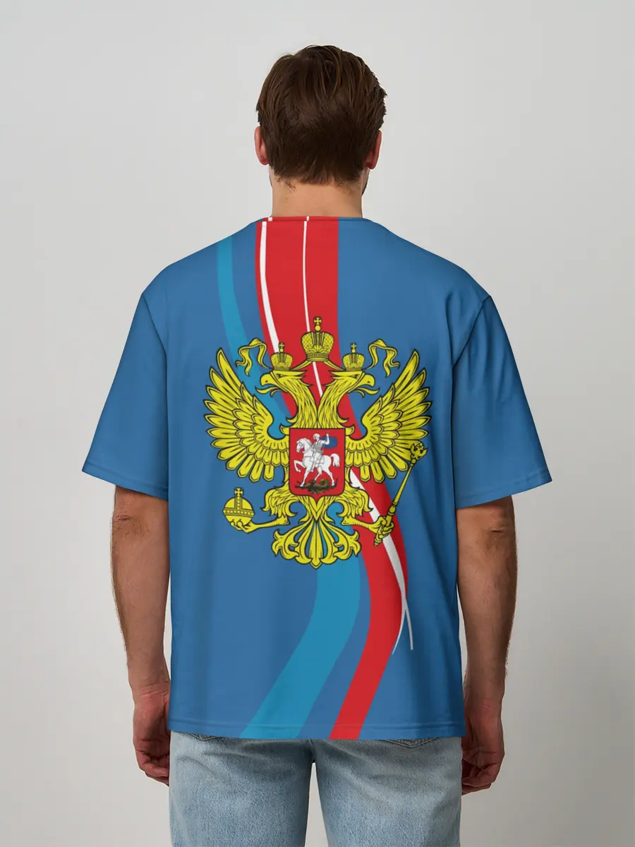 Мужская футболка оверсайз / Герб Иван
