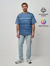 Мужская футболка оверсайз / Texture. Denim