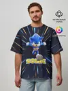 Мужская футболка оверсайз / SONIC.