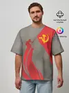Мужская футболка оверсайз / День победы Рейхстаг