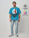 Мужская футболка оверсайз / Бог войны