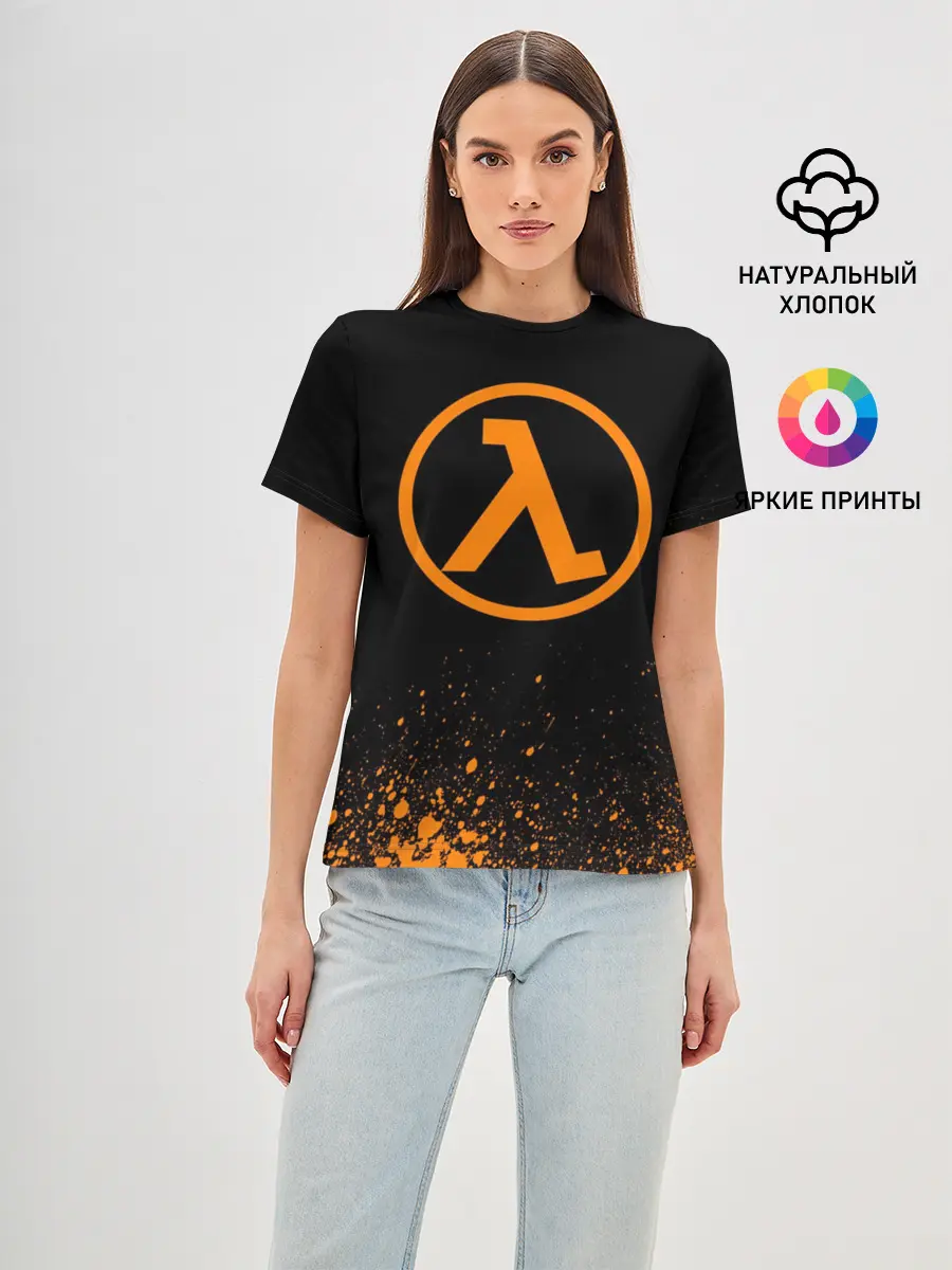 Женская базовая футболка / HALF LIFE