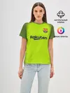 Женская базовая футболка / Месси Форма Новая Away 18/19