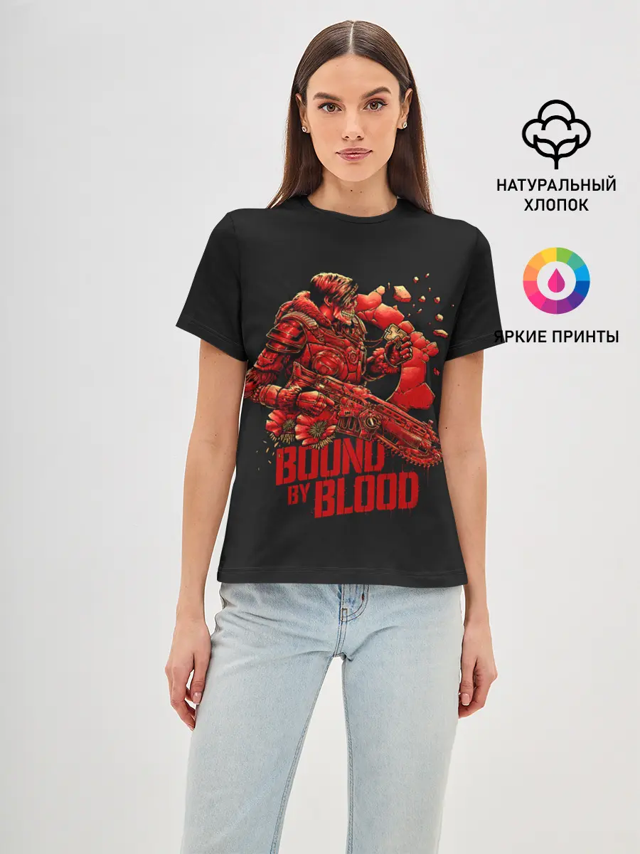 Женская базовая футболка / Bound of blood