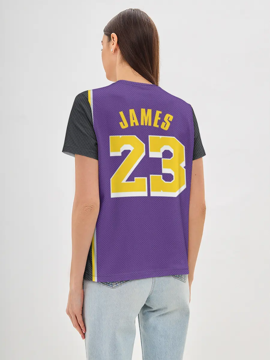 Женская базовая футболка / James LA Lakers 2019